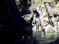 Canyoning happy customers and guide