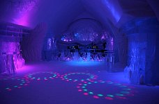 Ice hotel bar area - dance floor