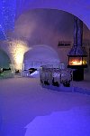 Ice hotel bar - lounge area