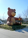 Shopping center bear