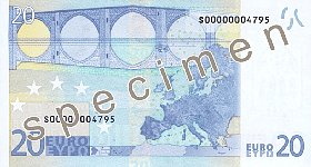 20 Euro note