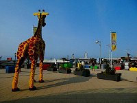 Lego giraffe at Scheveningen