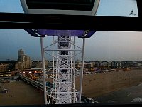 Scheveningen after dusk seen from Ferris wheel