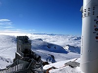 Lift to viewing level at Klein Matterhorn