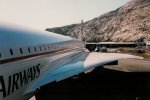 Boarding the Concorde in Kangerlussuaq