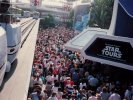 Queue at Star Tours which was a new attraction at that time