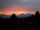 Meteora sunset