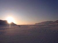 Tempelfjorden at dusk