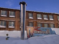 Barentsburg socialist sign