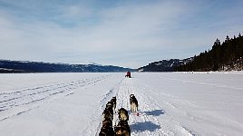 On the lake between Arrenjarka and Kvikkjokk