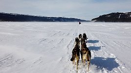 On the lake between Arrenjarka and Kvikkjokk