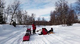 Lunch near Kvikkjokk