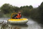 Hovercraft on water