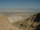 View from Masada at Dead Sea