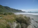 Beach near pancake rocks