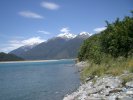 River between glacier and Wanaka