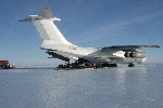 Ilyushin - on the ice at Patriot Hills