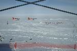 South Pole, view from New South Pole Station cafeteria