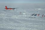 South Pole, view from New South Pole Station cafeteria