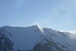 Snowdrifts over Patriot Hills, fine weather