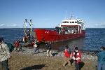 Ship to Magdalena Island, Chile