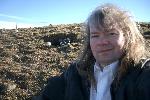 Me and Magellanic penguins, Magdalena Island, Chile