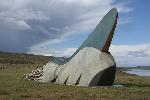 Strange memorial, Patagonia, Chile