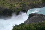 Waterfall in Torres del Paine National Park, Chile