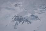 Glaciers in Patagonia, seen from plane