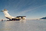 Ilyushin at Patriot Hills, getting ready  to leave