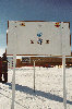 South Pole marker board, backside