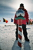 Me, standing at ceremonial South Pole