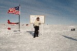 Standing at the South Pole