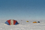 Ski kiting at Patriot Hills