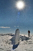 Tail of crashed DC-6