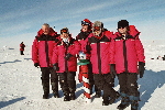 Group picture at ceremonial South Pole