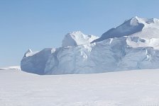 Antarctic iceberg in the sunshine