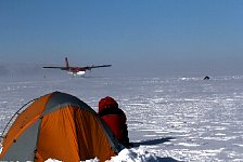 Twin Otter arriving