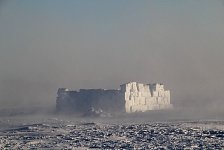 Restroom in airplane caused snowstorm