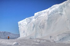 Antarctic iceberg in the sunshine