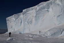 Antarctic iceberg in the sunshine