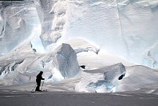 Antarctic iceberg in the sunshine