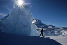 Antarctic iceberg in the sunshine