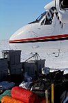 Twin Otter and gear to load