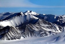 Antarctic scenery from plane