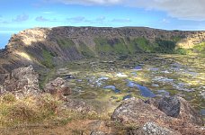 Crater rim, Easter Island