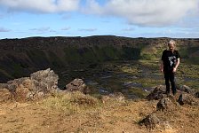 Crater rim, Easter Island