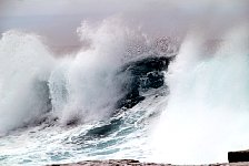 Pacific Ocean wave, Easter Island