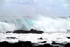 Pacific Ocean wave, Easter Island