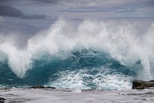 Pacific Ocean wave, Easter Island